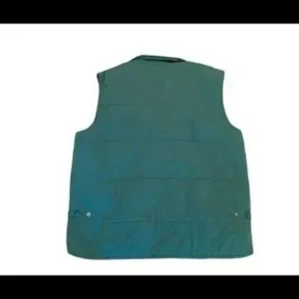 Men's‎ Vintage LL Bean Vest Full-Zip Button Pockets Size Tall L